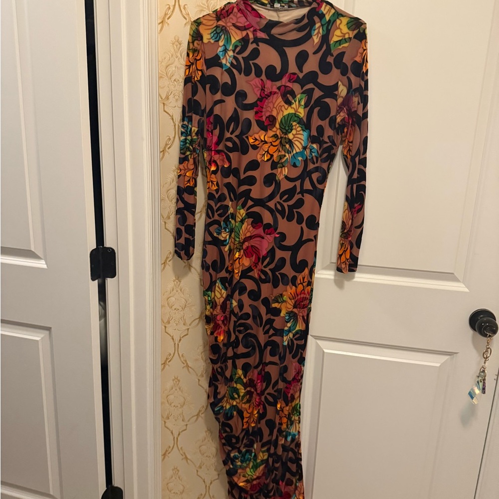 Floral Long Sleeve Dress